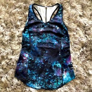 EUC Fila watercolor workout tank